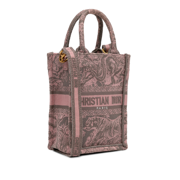 Pre-Loved Dior Mini Toile de Jouy Vertical Book Tote - Picture 2 of 11